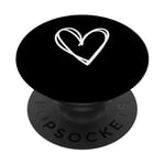 T-shirt graphique Happy Valentines Day Heart pour femme PopSockets PopGrip Adhésif