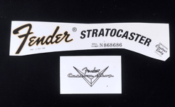 FENDER stratocaster 70'S HEADSTOCK LOGO TETE DE GUITARE FENDER STRATOCASTER 70'S