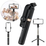 Wozinsky Bluetooth Selfie Stick med stativ & fjernkontroll