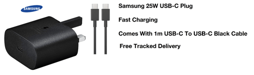 Genuine 25W Super Fast Charger For Samsung Galaxy A05, A05s, A15,A25, A35 A55 5G