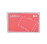 JJC Minneskorthållare röd för 10xMSD | Kreditkortsstorlek | Minneskortförvaring