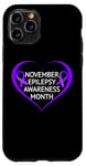 iPhone 11 Pro In November We Wear Purple Epilepsy Awareness Month 2024 Case