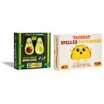Exploding Kittens Throw Throw Avocado Card Games for Adults Teens & Kids & Tacocat Spelled Backwards Card Games for Adults Teens & Kids - Fun Family Games