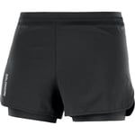 SALOMON Cross 2in1 Short W 25 Noir L 2025 - *prix inclut le code BLACK