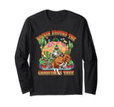 Rockin Around The Christmas Tree Cowboy Rodeo Western Long Sleeve T-Shirt