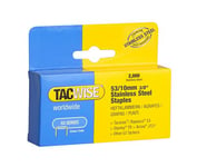 Tacwise 1270 Agrafes en Acier Inoxydable de Type 53/10 mm, Lot de 2000