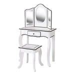 Teamson- Coiffeuse Fille avec Tabouret (Colorbaby 85389)