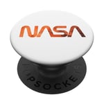 Logo rétro de la NASA Mars Worm Patch Space Exploration Graphic PopSockets PopGrip Adhésif