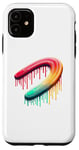 iPhone 11 Dripping Paint Boomerang Thrower Boomerangs Case