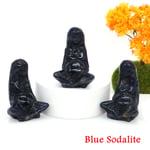 Statue de mini déesse en cristal naturel pour la décoration intérieure,sculpture de méditation,artisanat mythique,guérison Reiki,amour de la terre,mère,femme enceinte - Type Blue Sodalite-20 pcs