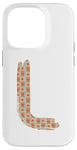 Coque pour iPhone 14 Pro Lettre rétro en gras hiboux - L - Design - Alphabet - Marqueur