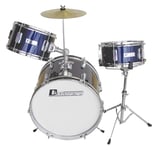 DIMAVERY JDS-203 Kids Drum Set, blue, DiMavery JDS-203 barn trumset, blå