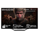 TV Mini LED QLED Hisense 55U79NQ 139 cm 4K UHD 2024 Gris anthracite