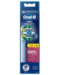 Oral-B Pro Floss Action Replacement Heads Electric Power Toothbrush Refill 4Pk