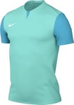 Nike Short-Sleeve Soccer Jersey M NK DF Trophy V Jsy SS, Hyper Turq/Chlorine Blue/White, DR0933-354, XS