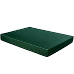 Michorinee Drap Housse Satin 120x200 Bonnet 30 cm Vert foncé - Drap de lit en Satin de Soie Polyester Lisse Respirant pour Matelas Épais