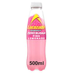 Lucozade Energy Zero Sugar Drink Pink Lemonade 12x500ml