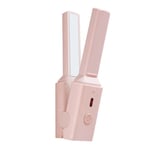 (Pink)USB Hair Straightener Ergonomically Safe Mini Hair Straightener Stylish