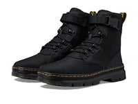 Dr. Martens unisex-adult Combs Tech Ii Combat Boot, Black, 11 Women/10 Men