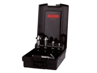 Ruko Ultimatecut 4S 102891Ro Keglesænker-Sæt 5 Dele 6.30 Mm, 10.40 Mm, 16.50 Mm, 20.50 Mm, 25 Mm Hss Cylinderskaft 1 Set