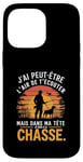 Coque pour iPhone 14 Pro Max Cadeau idée Drôle Chasseur Homme Chasseur Humour Chasse