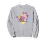 Disney Winnie The Pooh Piglet Pastel Flowers Sweatshirt