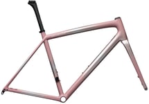 Specialized Specialized Aethos Frameset  | Satin Flake Silver / Dusky Pink + Champagne Radial Fades / Dune White