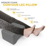 LEG PILLOW ORTHOPAEDIC MEMORY FOAM REDUCE PAIN BACK HIPS KNEE CUSHION SUPPORT