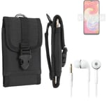 Holster for Samsung Galaxy A04e + EARPHONES belt bag pouch sleeve case Outdoor P