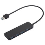 4-in-1 USB 3.0 4-porttinen HUB-telakointiasema USB-jakaja Kevyt kannettavan tietokoneen lisävaruste