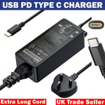 USB C Power Adapter For HP Spectre 13 Spectre x360 AC Adapter Laptop Charger