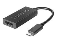 Lenovo - Usb / Displayport-Adapter - 24 Pin Usb-C (Hann) Til Displayport (Hunn) - Displayport 1.2A - 4K-Støtte - For Thinkpad 13 (1St Gen)  Thinkpad T470  T570  X270