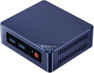 Mini S12 Pro Mini Pc,Intel Alder Lake-N100 (Jusqu'À 3,4 Ghz),16 Go Ddr4 Ram,500 Go M.2 2280 Ssd,Mini Ordinateur De Bureau 4K 60Hz Dual Hdmi,Wifi6,Bluetooth5.2,Gigabit Ethernet