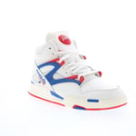 Reebok Pump Omni Zone II Mens Beige Leather Lifestyle Trainers Shoes