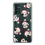 ERT GROUP mobile phone case for Samsung M13 4G original and officially Licensed Disney pattern Mickey & Minnie 016 optimally adapted to the shape of the mobile phone, partially transparent