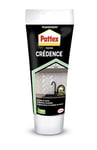 PATTEX Colle Fixation crédence pour crédence en verre, inox, carrelage, émail, aluminium - s'utilise en intérieur et en extérieur - tube de 216g