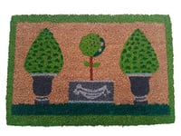 oKu-Tex Paillasson | Paillasson | Paillasson | Paillasson | Paillasson | Tapis d'entrée | Raja | Jardin | Imprimé | Paillasson Coco | pour l'extérieur | antidérapant | 40 x 60 cm