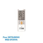 Télécommande de remplacement climatisation pour MITSUBISHI MSZ-SF20VA