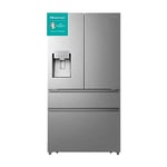 Hisense RF728N4SASE Réfrigérateur-congélateur à porte française Aspect inox haut de gamme