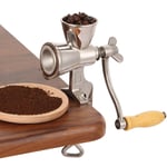 Blé manuel tenu dans la main farine soja moulin rotatif maison cuisine moulin à grains acier inoxydable nourriture café céréales