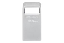 Kingston DataTraveler Micro - USB flash-enhet - 128 GB