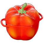 Staub Cocotte Paprika Keramiikka 12 cm, Oranssi-Punainen 40500-325-0