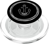 Anker Moin Moin Mer du Nord Sylt East Friesland Hambourg PopSockets PopGrip pour MagSafe