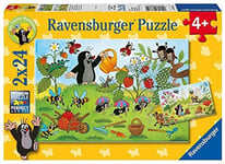 RAVENSBURGER - 2 Puzzles La taupe dans le jardin – 24 Pièces -  - RAV088614