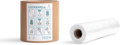 LOCKSMELL Nappy Bin Liner 100m Compatible with Tommee Tippee Sangenic & Other to