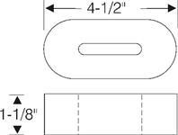 Steele Rubber Products 60-0396-24 Seal, handbrake at floorboard