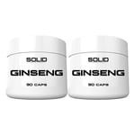 2 x SOLID Nutrition Ginseng, 90 caps