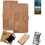 FOR Nokia X100 SMARTPHONE CASE COVER WALLETCASE CORK