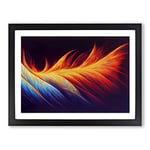 The Dazzling Modern Abstract Art H1022 Framed Print for Living Room Bedroom Home Office Décor, Wall Art Picture Ready to Hang, Black A3 Frame (46 x 34 cm)