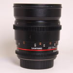 samyang Used Samyang 16mm T2.2 VDSLR ED AS UMC CS II Cine Lens Canon EF